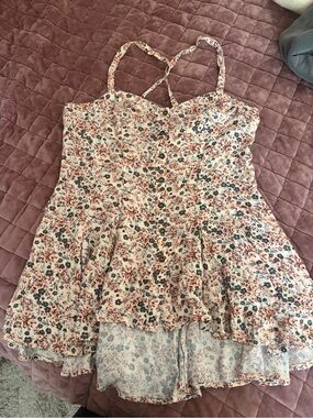 Free people Floral button down Camisole